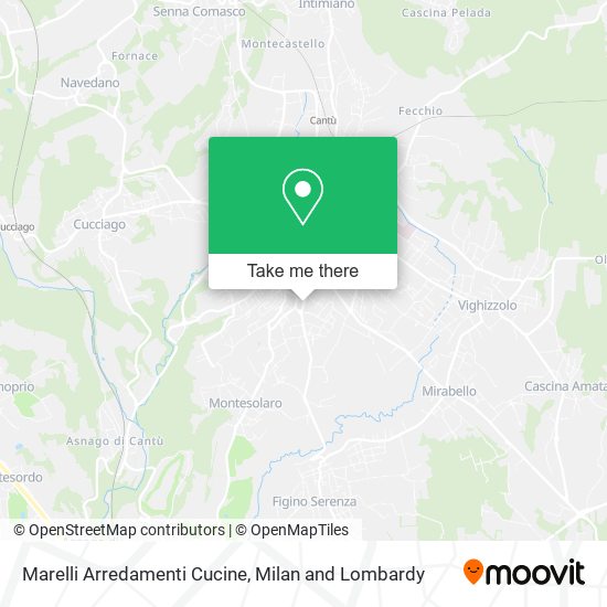 Marelli Arredamenti Cucine map