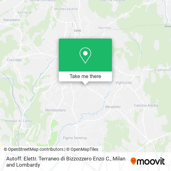 Autoff. Elettr. Terraneo di Bizzozzero Enzo C. map