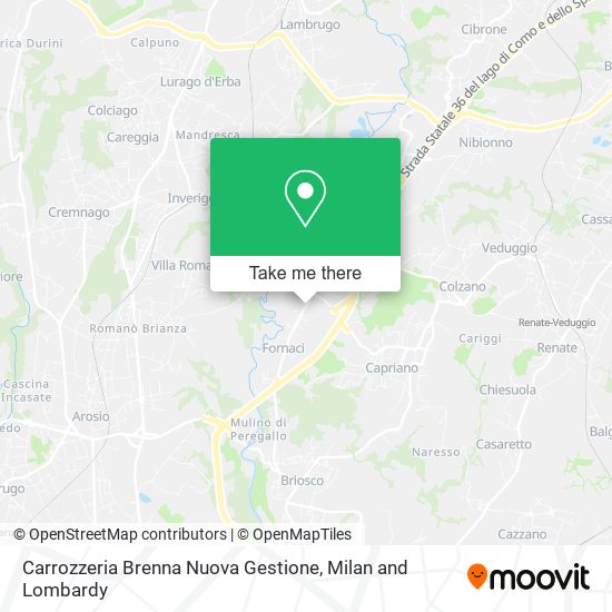 Carrozzeria Brenna Nuova Gestione map