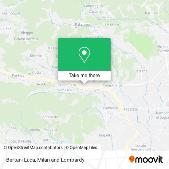 Bertani Luca map