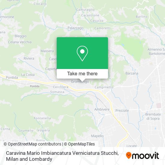 Caravina Mario Imbiancatura Verniciatura Stucchi map