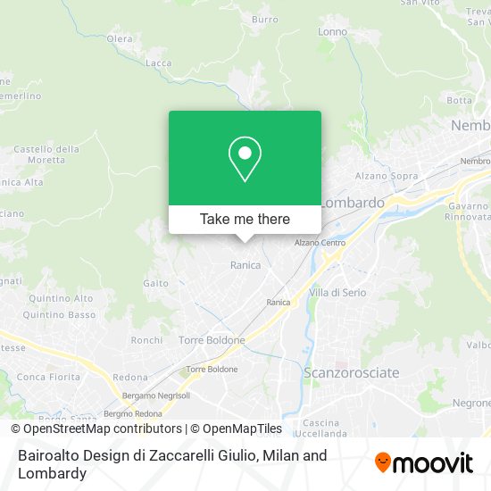 Bairoalto Design di Zaccarelli Giulio map