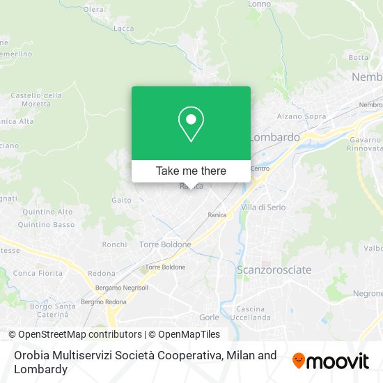 Orobia Multiservizi Società Cooperativa map