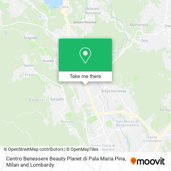 Centro Benessere Beauty Planet di Pala Maria Pina map