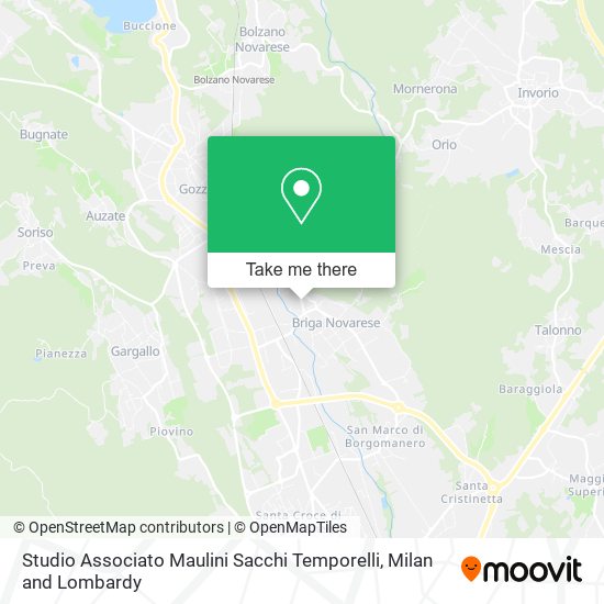 Studio Associato Maulini Sacchi Temporelli map