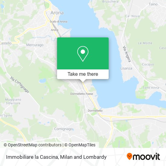 Immobiliare la Cascina map