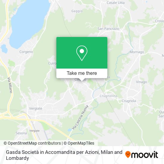 Gasda Società in Accomandita per Azioni map