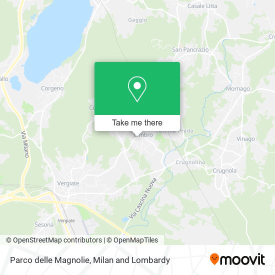 Parco delle Magnolie map