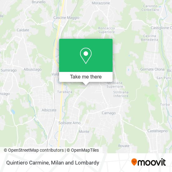 Quintiero Carmine map