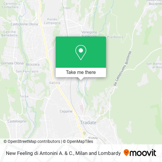 New Feeling di Antonini A. & C. map