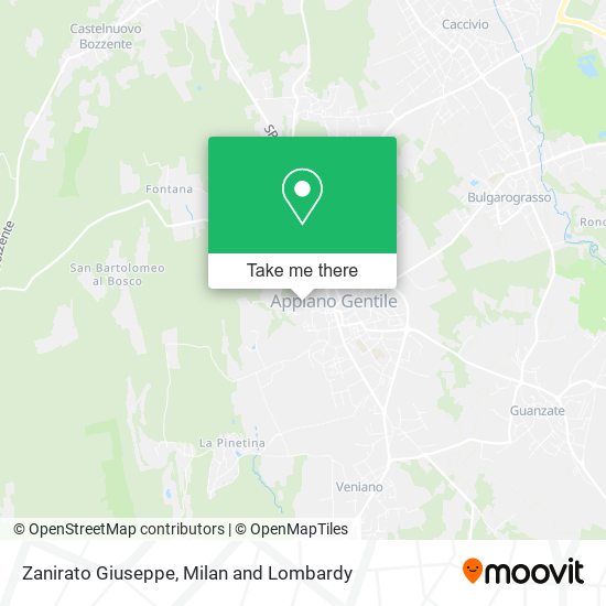Zanirato Giuseppe map