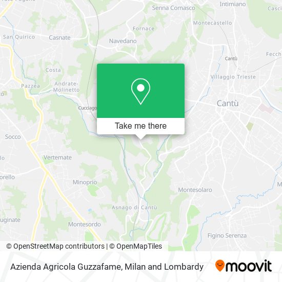 Azienda Agricola Guzzafame map