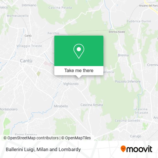 Ballerini Luigi map