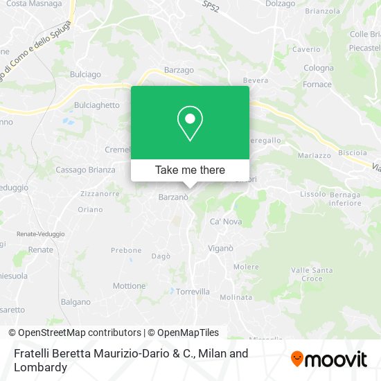 Fratelli Beretta Maurizio-Dario & C. map