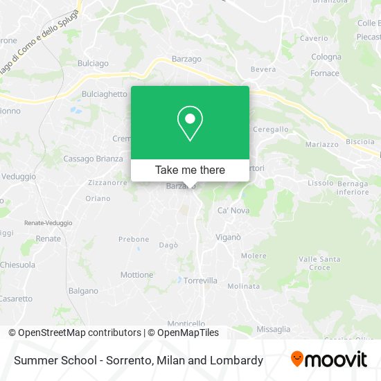 Summer School - Sorrento map