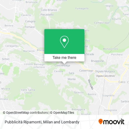 Pubblicità Ripamonti map
