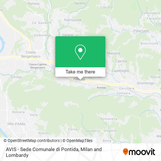 AVIS - Sede Comunale di Pontida map
