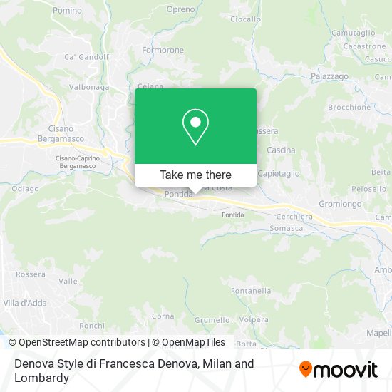 Denova Style di Francesca Denova map