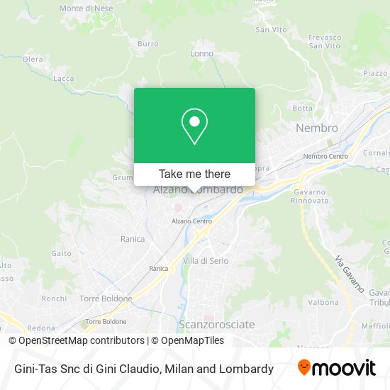 Gini-Tas Snc di Gini Claudio map