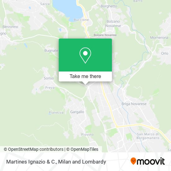 Martines Ignazio & C. map