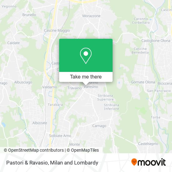 Pastori & Ravasio map