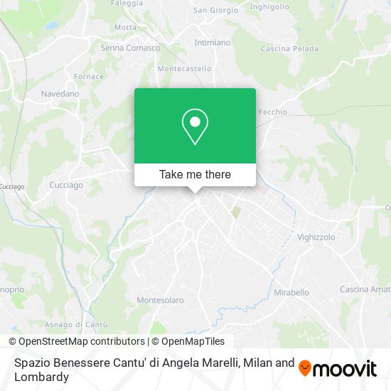 Spazio Benessere Cantu' di Angela Marelli map