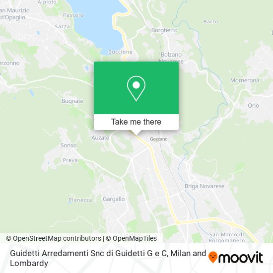 Guidetti Arredamenti Snc di Guidetti G e C map