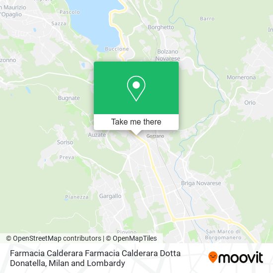 Farmacia Calderara Farmacia Calderara Dotta Donatella map