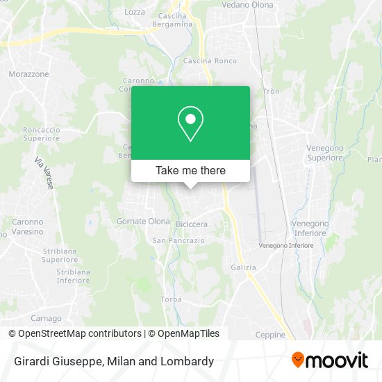 Girardi Giuseppe map