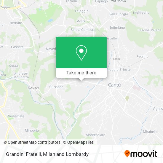 Grandini Fratelli map