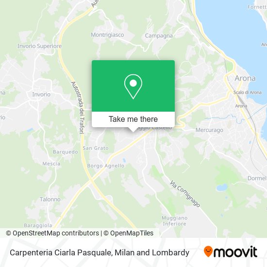 Carpenteria Ciarla Pasquale map