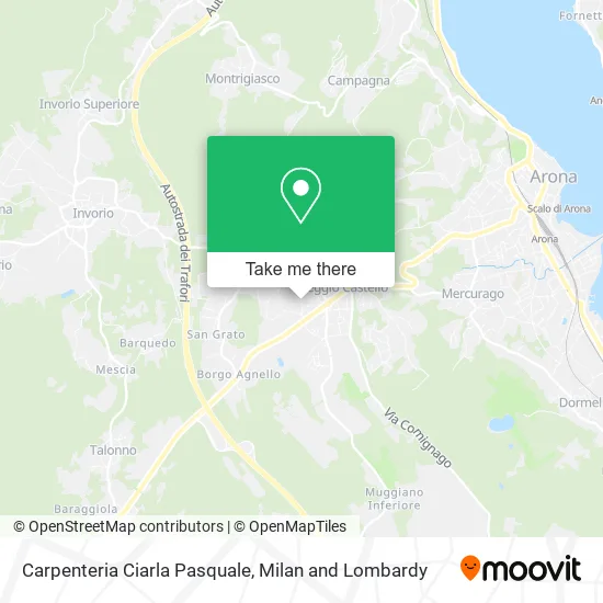 Carpenteria Ciarla Pasquale map
