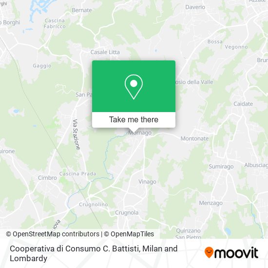 Cooperativa di Consumo C. Battisti map
