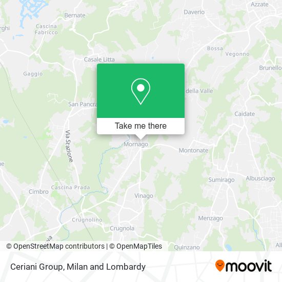 Ceriani Group map