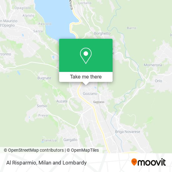 Al Risparmio map