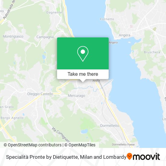 Specialità Pronte by Dietiquette map