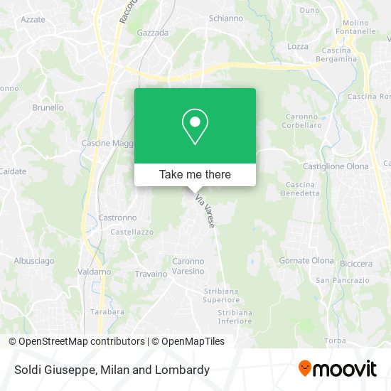 Soldi Giuseppe map