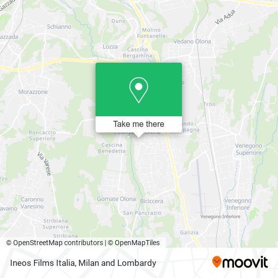 Ineos Films Italia map