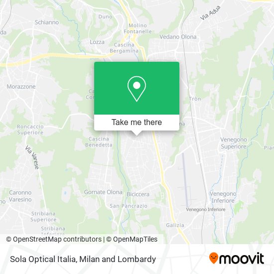 Sola Optical Italia map