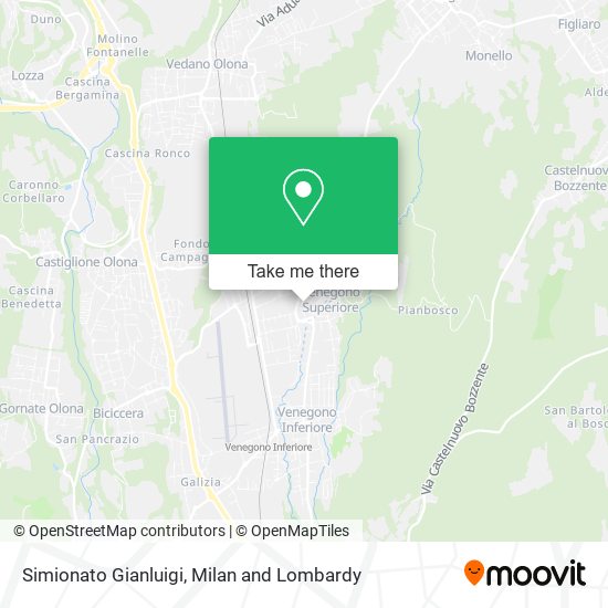 Simionato Gianluigi map