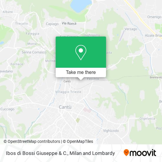 Ibos di Bossi Giuseppe & C. map