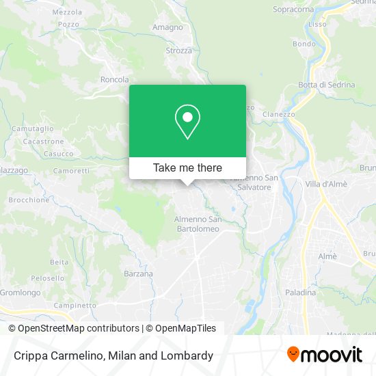 Crippa Carmelino map