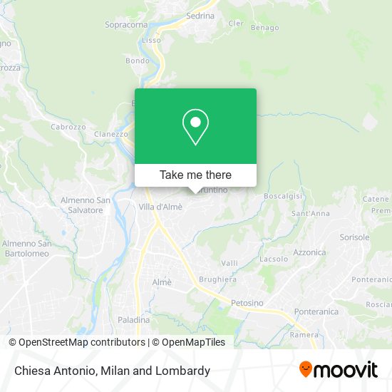 Chiesa Antonio map
