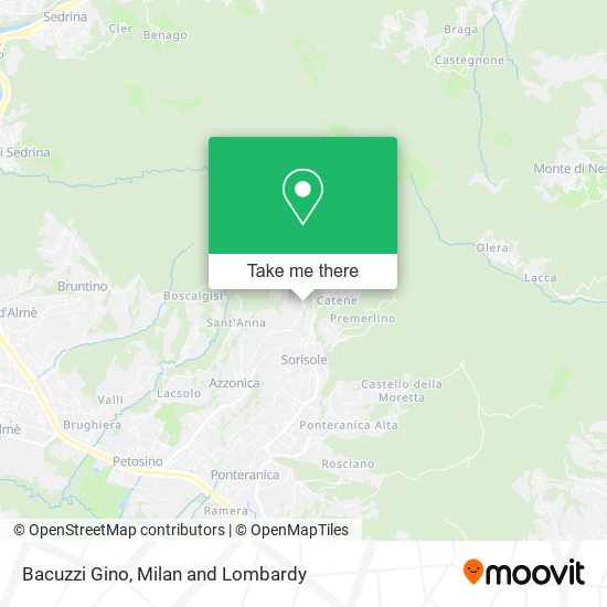 Bacuzzi Gino map