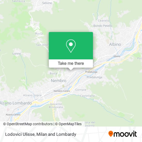 Lodovici Ulisse map