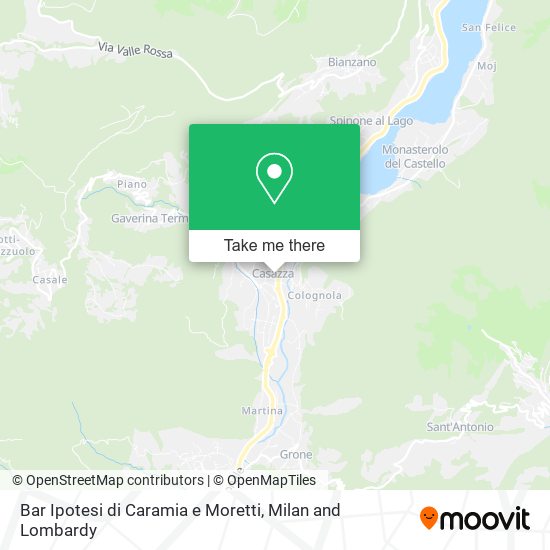 Bar Ipotesi di Caramia e Moretti map
