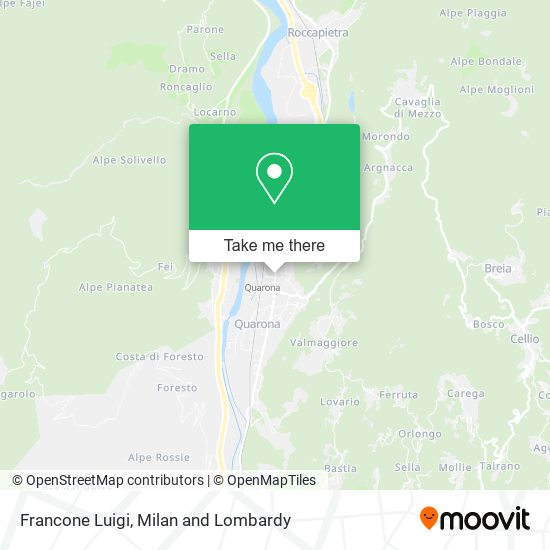 Francone Luigi map