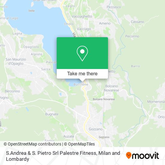 S.Andrea & S. Pietro Srl Palestre Fitness map