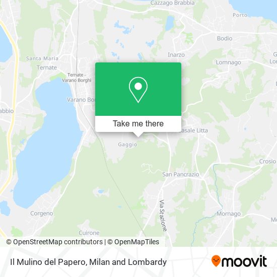 Il Mulino del Papero map