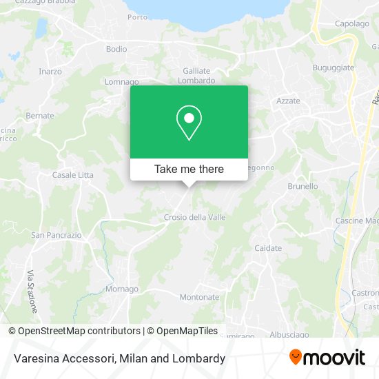 Varesina Accessori map